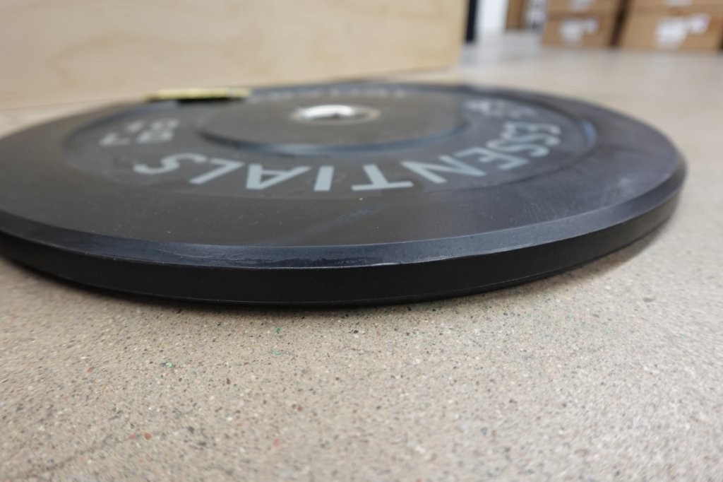 BalanceFrom Olympic Bumper Plate Weight Plate 10 lb Pair in Black - Image 4