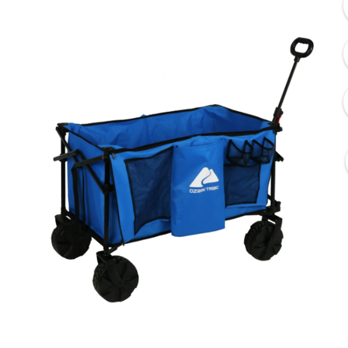 Ozark Trail All-Terrain Big Bucket Cart Wagon – Blue