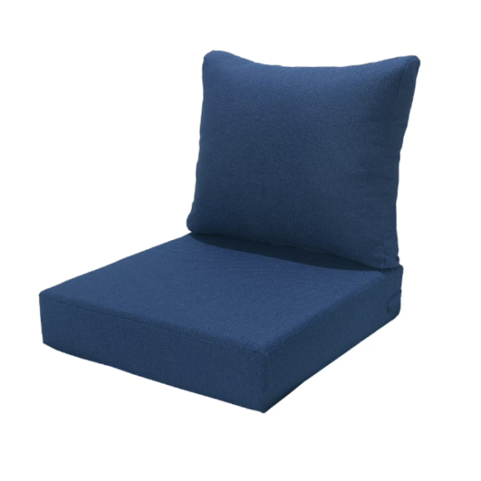 Better Homes & Gardens 24" x 24" Premium Navy Outdoor Deep Seat Cushion Set