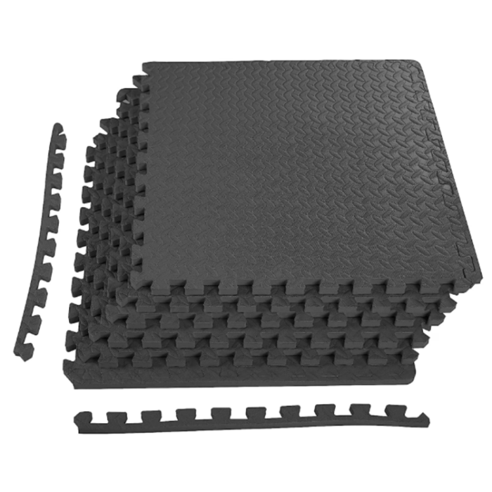 BalanceFrom 1/2-Inch Extra Thick EVA Foam Interlocking Exercise Mat 144 Sq Ft