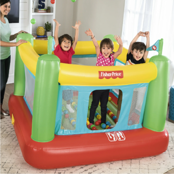 Fisher-Price Indoor Bouncer with Built-In Pump