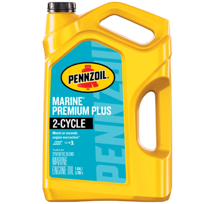 Pennzoil Marine Premium Plus 2-Cycle Synthetic Blend Engine Oil 1 Gallon