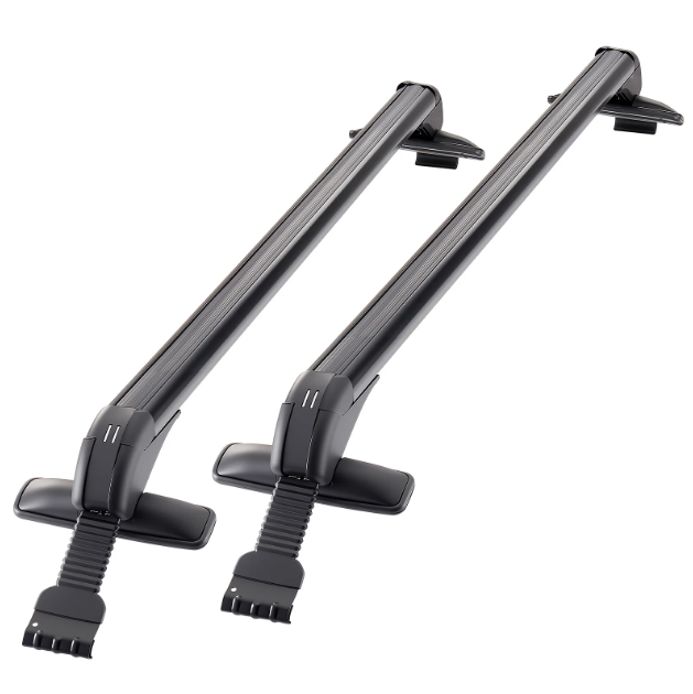 Universal Roof Rack Cross Bars Suitable for Vehicles Without Raised Rails or Flush Rail