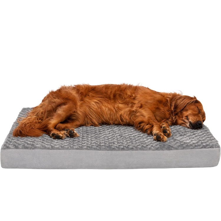 Furhaven Jumbo XL Orthopedic Dog Bed for Large Dogs in Gray