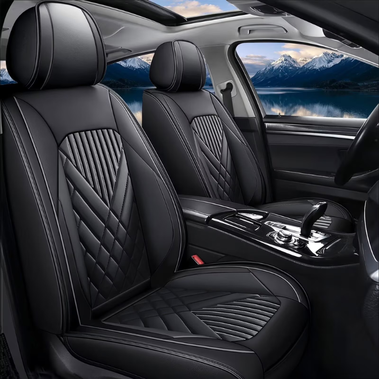 AOMSAZTO Waterproof Faux Leather Front Seat Covers Volvo S80 (2001–2016)