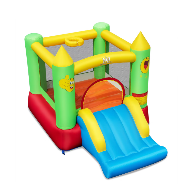 Tangkula Inflatable Bounce House with Slide for Kids