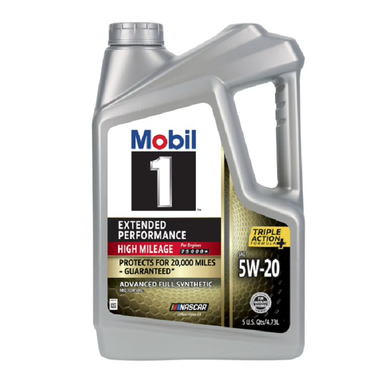 5 Quarts Mobil 1 Extended Performance High Mileage Full Synthetic Motor Oil 5W-20