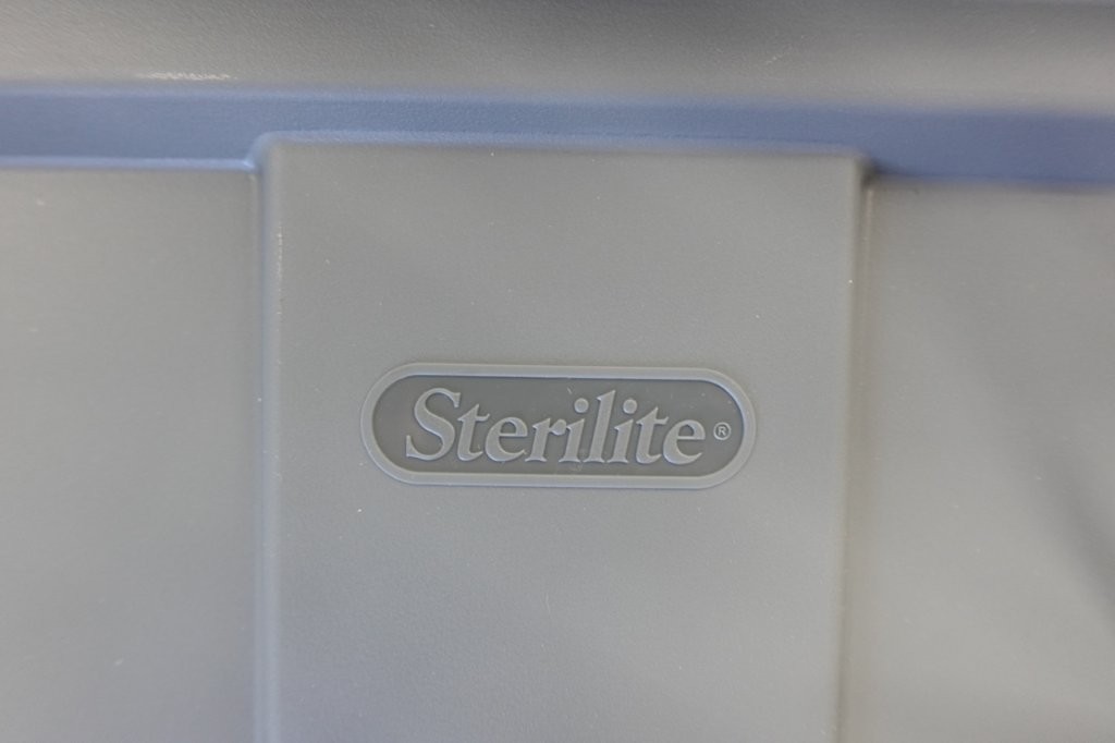 Sterilite 30 Quart Clear Plastic Stacker Storage Box with Latch Lid - Image 6