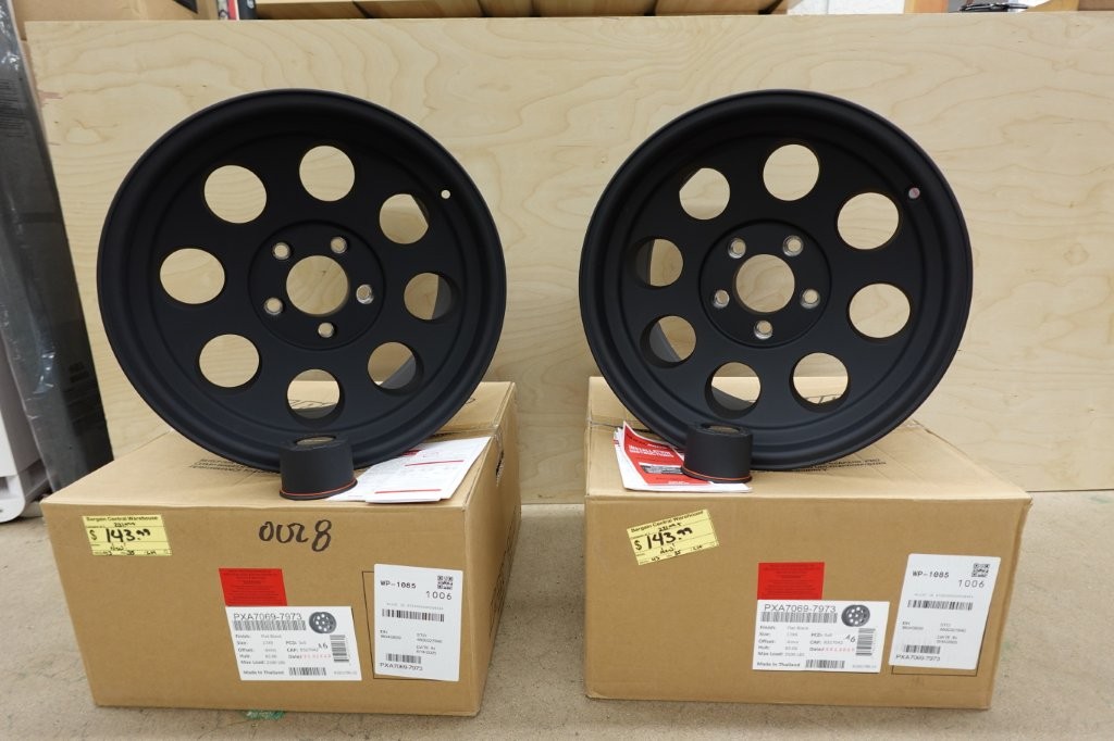 17x9 Pro Comp 7069 Vintage Flat Black Wheels / Rims 5x5 - Image 2