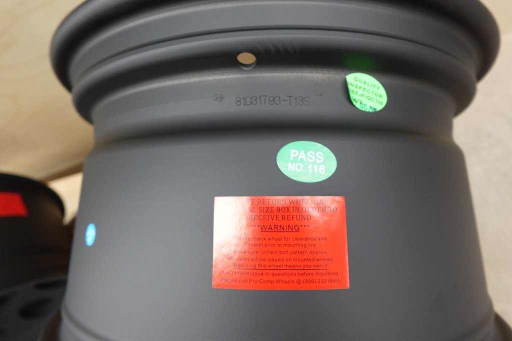 17x9 Pro Comp 7069 Vintage Flat Black Wheels / Rims 5x5 - Image 8