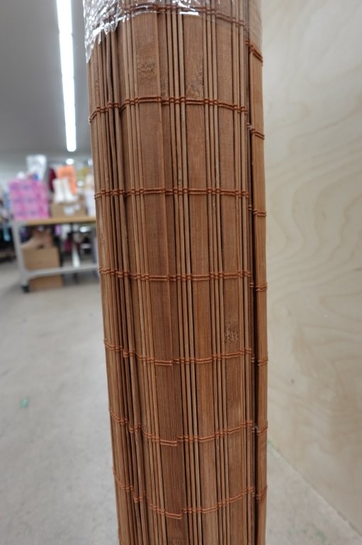 Chicology Bamboo Cordless Light Filtering Roller Shade – Squirrel Brown - Image 3