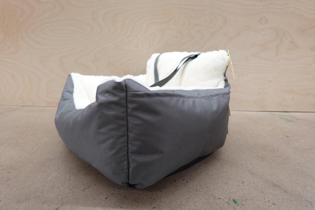 Best Pet Supplies Dog House Car Seat for XS/Small Dogs in Gray - Image 3