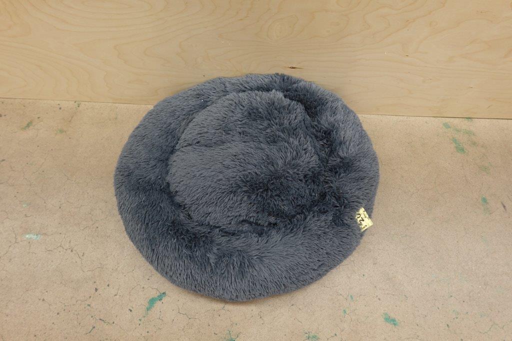 Whiskers & Friends Dog Bed, Up to 45 Pounds, Blue Grey - Image 3