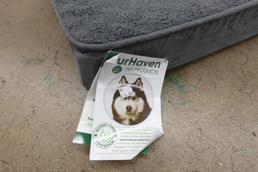 Furhaven 36" Orthopedic Dog Bed for Large/Medium Dogs in Gray - Image 5