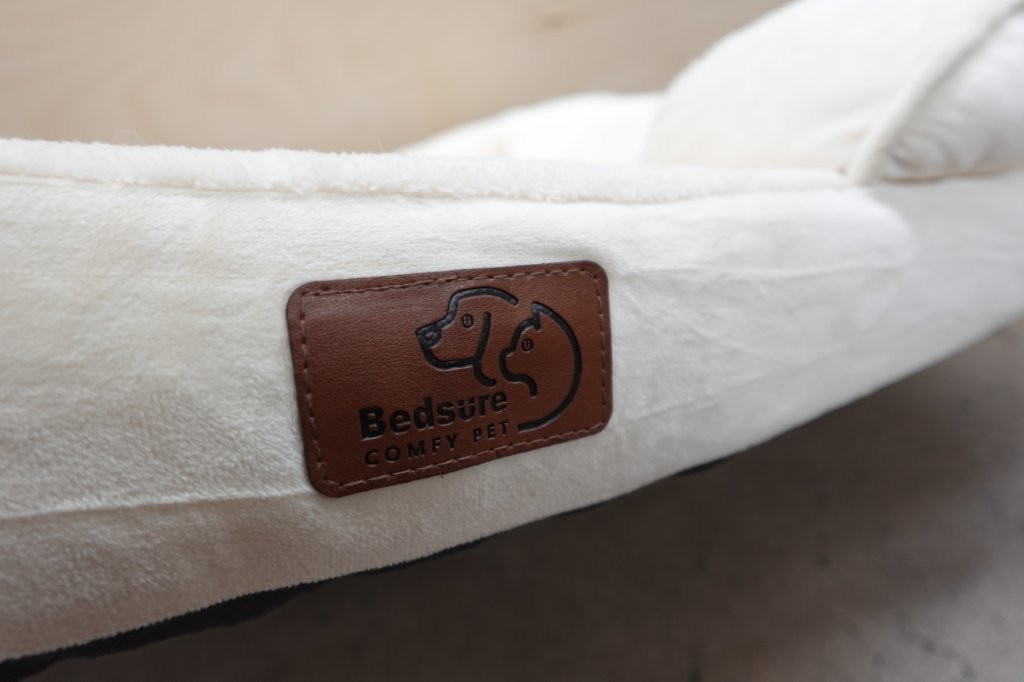 Bedsure 35" Large Orthopedic Dog Bed in Ivory - Image 5