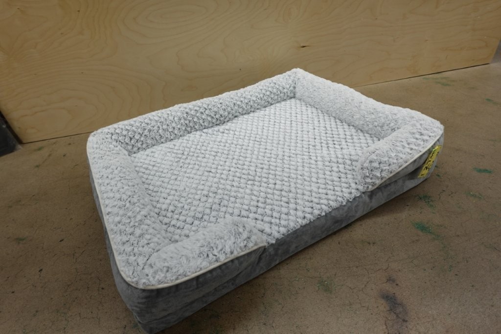 Orthopedic Dog Beds for Large Dogs Anti-Slip Bottom in Grey - Image 2