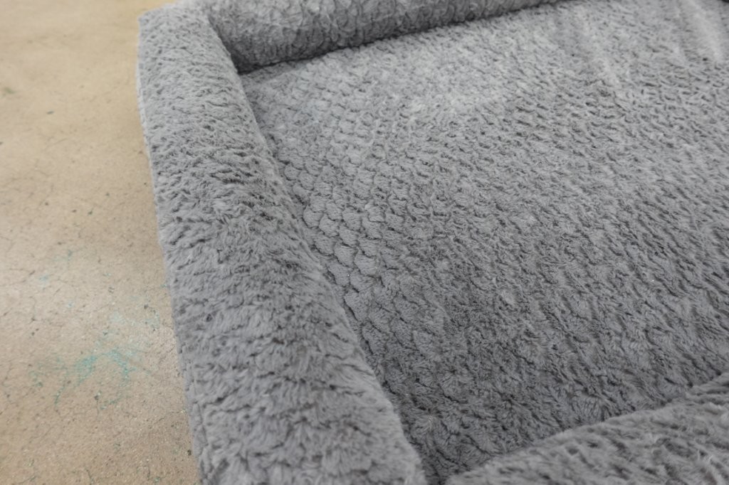 INVENHO XL Orthopedic Dog Bed w/ Washable Removable Cover in Grey - Image 4