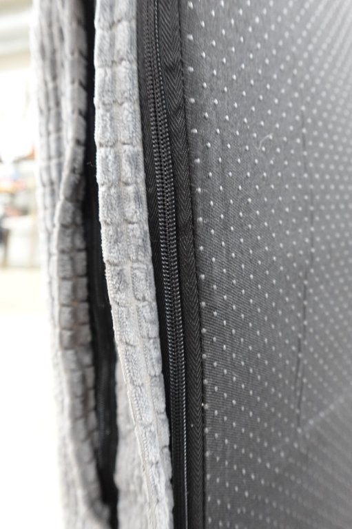 INVENHO XL Orthopedic Dog Bed w/ Washable Removable Cover in Grey - Image 6