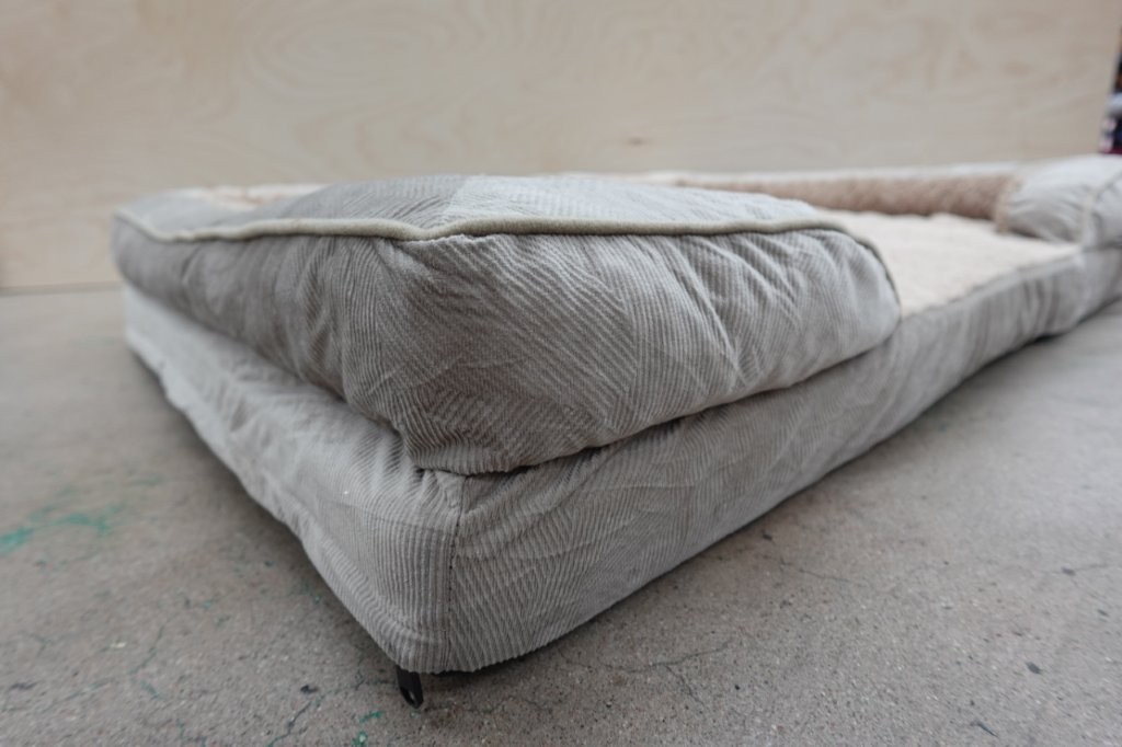 INVENHO XL Orthopedic Dog Bed with Washable Cover in Brown - Image 3