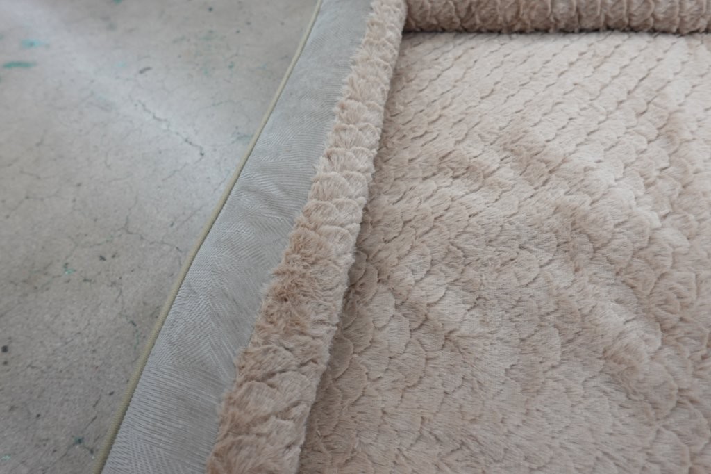 INVENHO XL Orthopedic Dog Bed with Washable Cover in Brown - Image 4