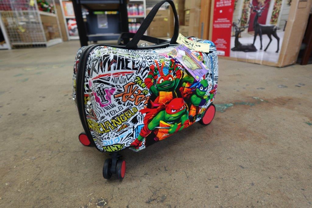 Nickelodeon Teenage Mutant Ninja Turtles Four Some Boys Ride On Luggage Red - Image 3