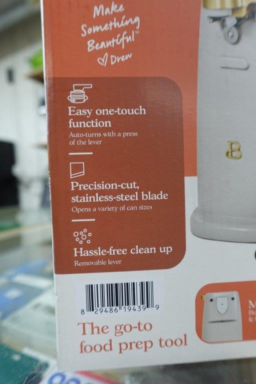 Beautiful Easy-Prep Electric Can Opener Porcini Taupe by Drew Barrymore - Image 3