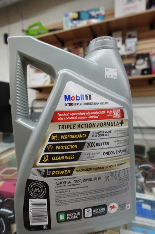 5 Quarts Mobil 1 Extended Performance High Mileage Full Synthetic Motor Oil 5W-20 - Image 3