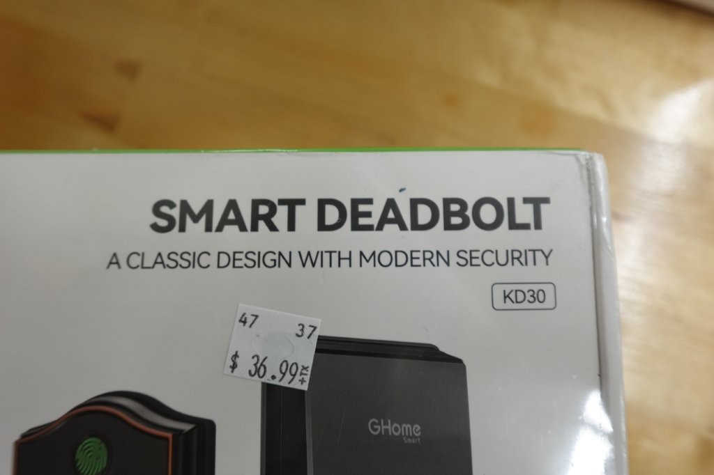 GHome Smart Door Lock KD30 Fingerprint Smart Deadbolt in Black - Image 3