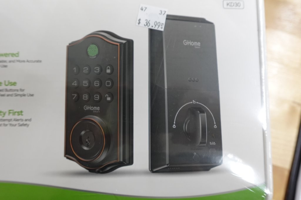 GHome Smart Door Lock KD30 Fingerprint Smart Deadbolt in Black - Image 4