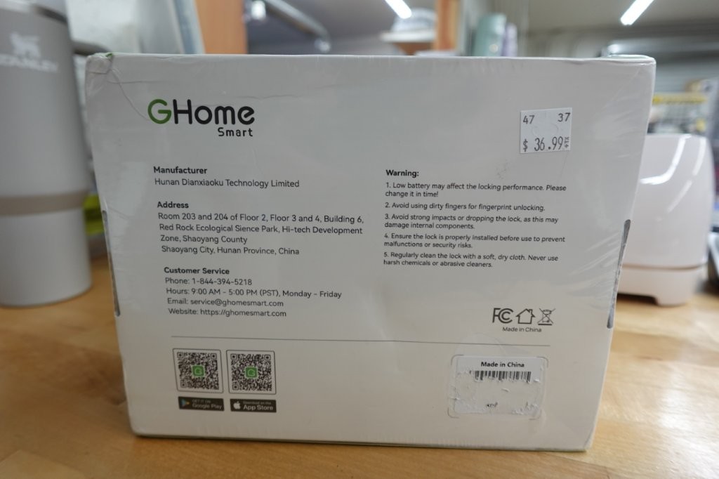 GHome Smart Door Lock KD30 Fingerprint Smart Deadbolt in Black - Image 6