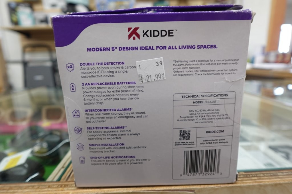 Kidde Hardwired Combination Smoke & Carbon Monoxide Detector - Image 3