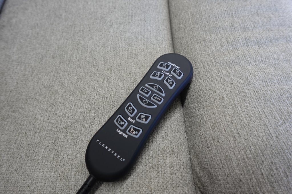 Flexsteel Zecliner Power Lift Sleep Recliner with Power Headrest and Lumbar - Light Gray - Image 12