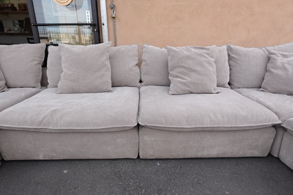 Aiden & Ivy Sereen 6 pc Fabric Modular Sectional Sofa Couch Set - Image 8