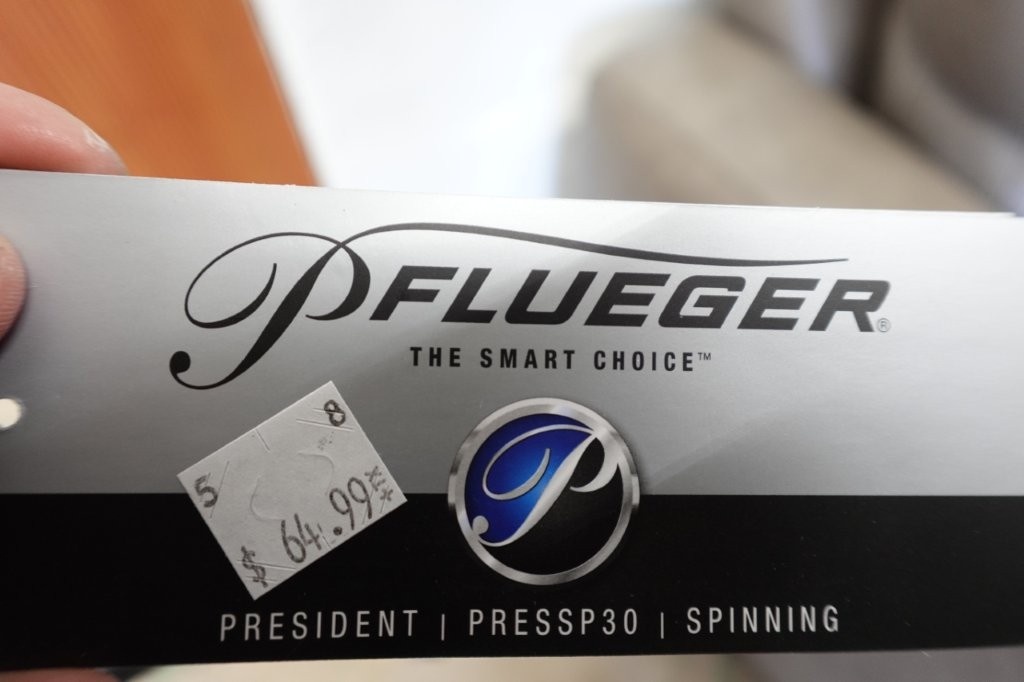 Pflueger President Spinning Combo Fishing Rod and Reel - Blue & Gold - Image 6