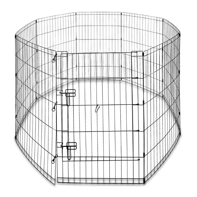 Vibrant Life 8‑Panel Wire Play Pen for Pets - 36″