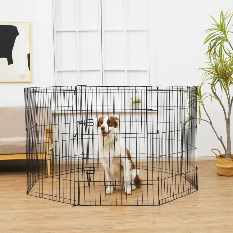 Vibrant Life 8‑Panel Wire Play Pen for Pets - 36″ - Image 2