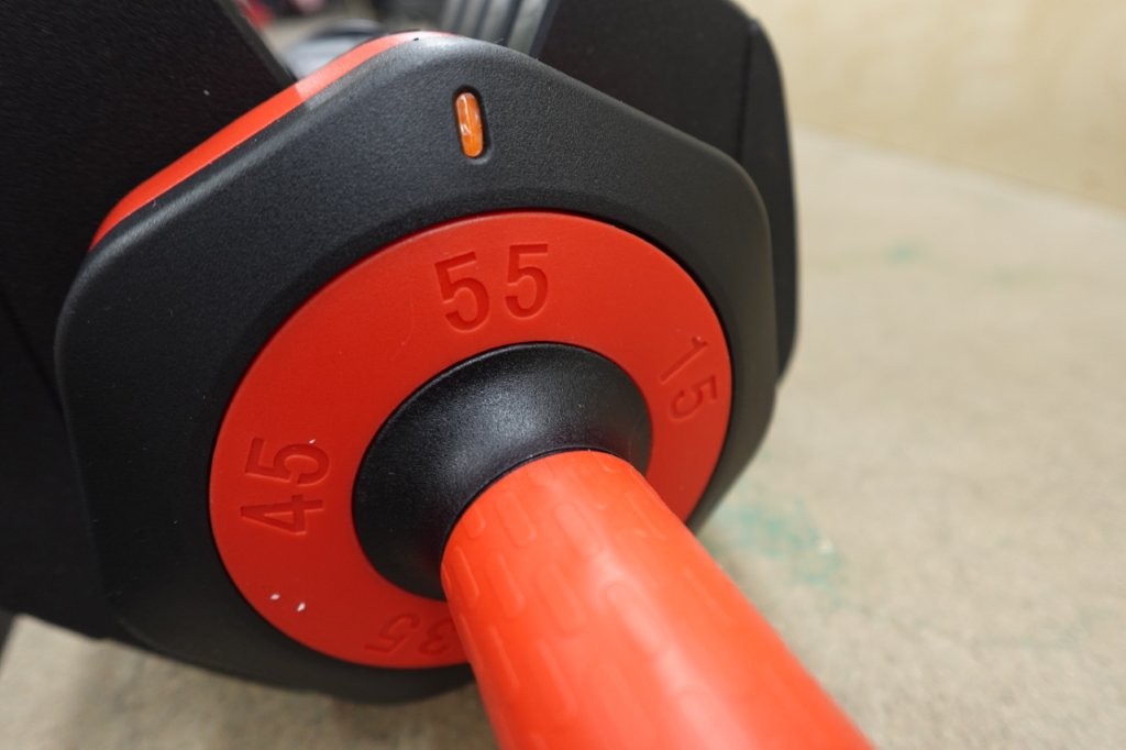 Yes4All 55 lb Adjustable Quick Select Dumbbell Set of 2 - Image 5