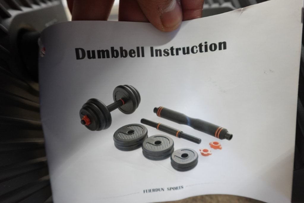 UPGO 70 lb Adjustable Dumbbell Set w/ Connector - Image 7