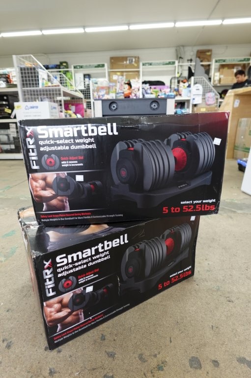 FitRx SmartBell Adjustable Single Dumbbell 5–52.5 lb BOXED - Image 2