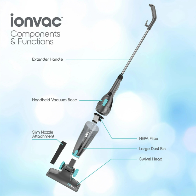 Ionvac ZipVac 3-in-1 Corded Stick Vacuum Cleaner - Image 2