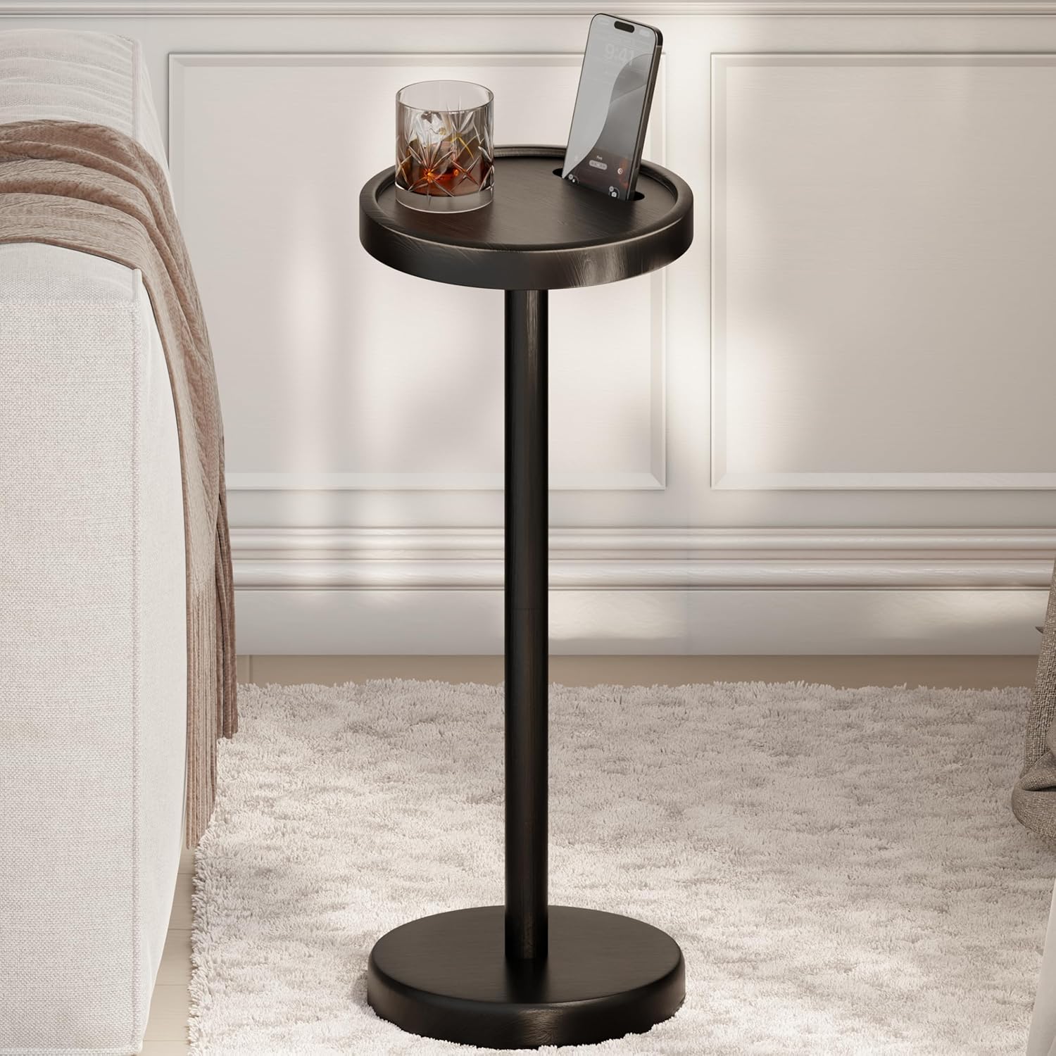 BLUEWEST Compact Weighted Pedestal Drink Table