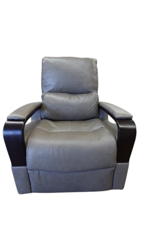 Shayne Leather Power Recliner Sofa Chair with Power Headrest - Image 4