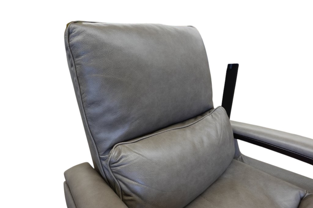 Shayne Leather Power Recliner Sofa Chair with Power Headrest - Image 8