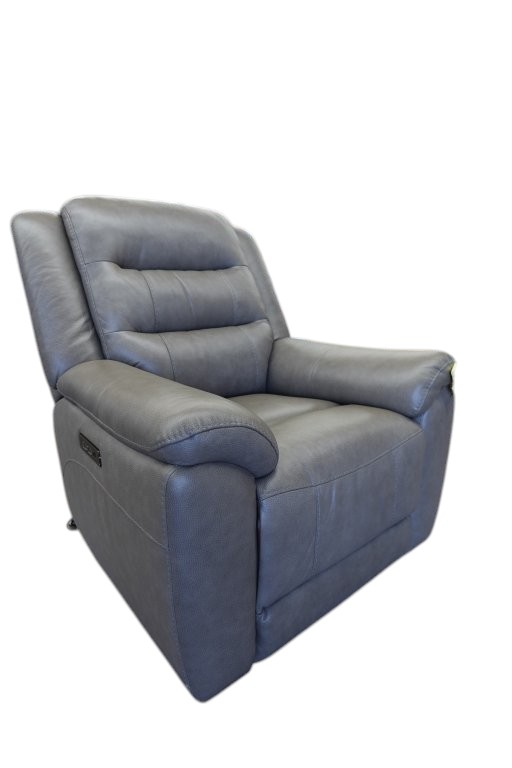 Mason Leather Power Recliner Sofa Chair with Power Headrest - Image 3