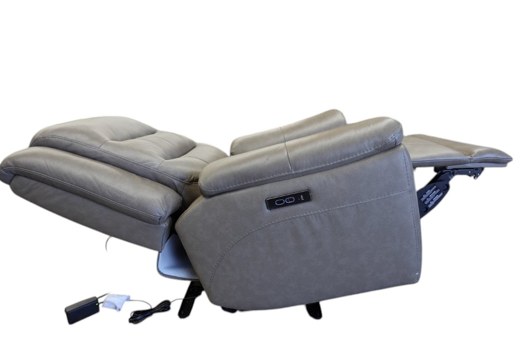 Mason Leather Power Recliner Sofa Chair with Power Headrest - Image 8