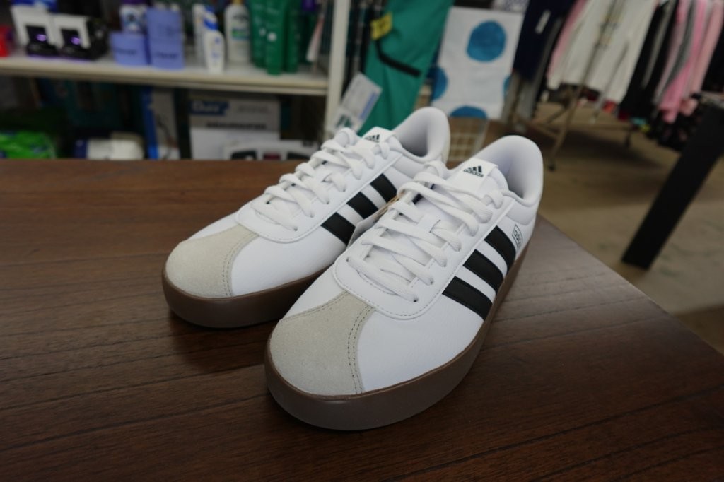 Adidas VL Court 3.0 Sneakers White/Black - Women's 10 - Image 4