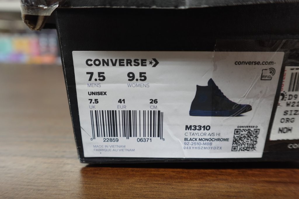 Converse Unisex Chuck Taylor All Star High Top Sneaker - Mens 7.5 , Womens 9.5 - Image 7