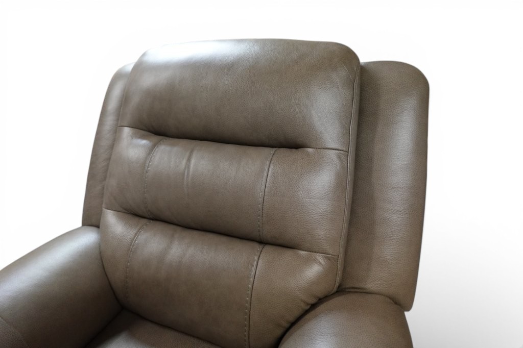 Mason Leather Power Recliner Sofa Chair with Power Headrest - Image 7