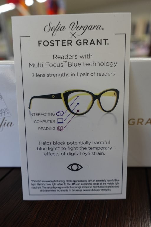 Foster Grant Gloria Blue Light Multi-Focus Reading Glasses - Women's - Image 5