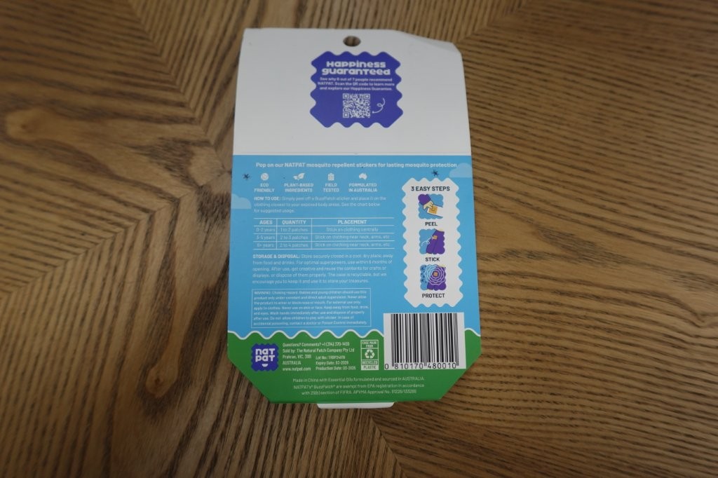 24ct NatPat Buzz Patch Mosquito Repellent Patches - Image 3